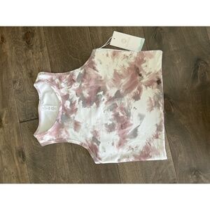 NWT Balance Collection Crop Tank, Woodrose Acrylic Mix, Size Small